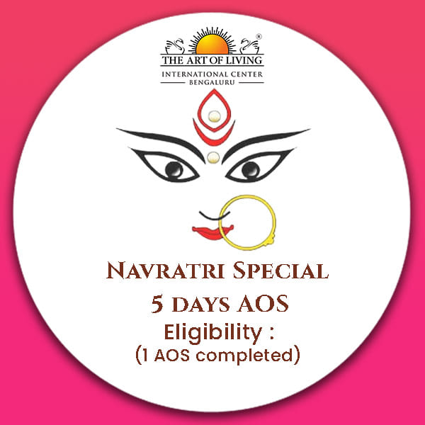 Navratri Special 5 Days AOS for Internationals (23 September - 1 October, 2025)