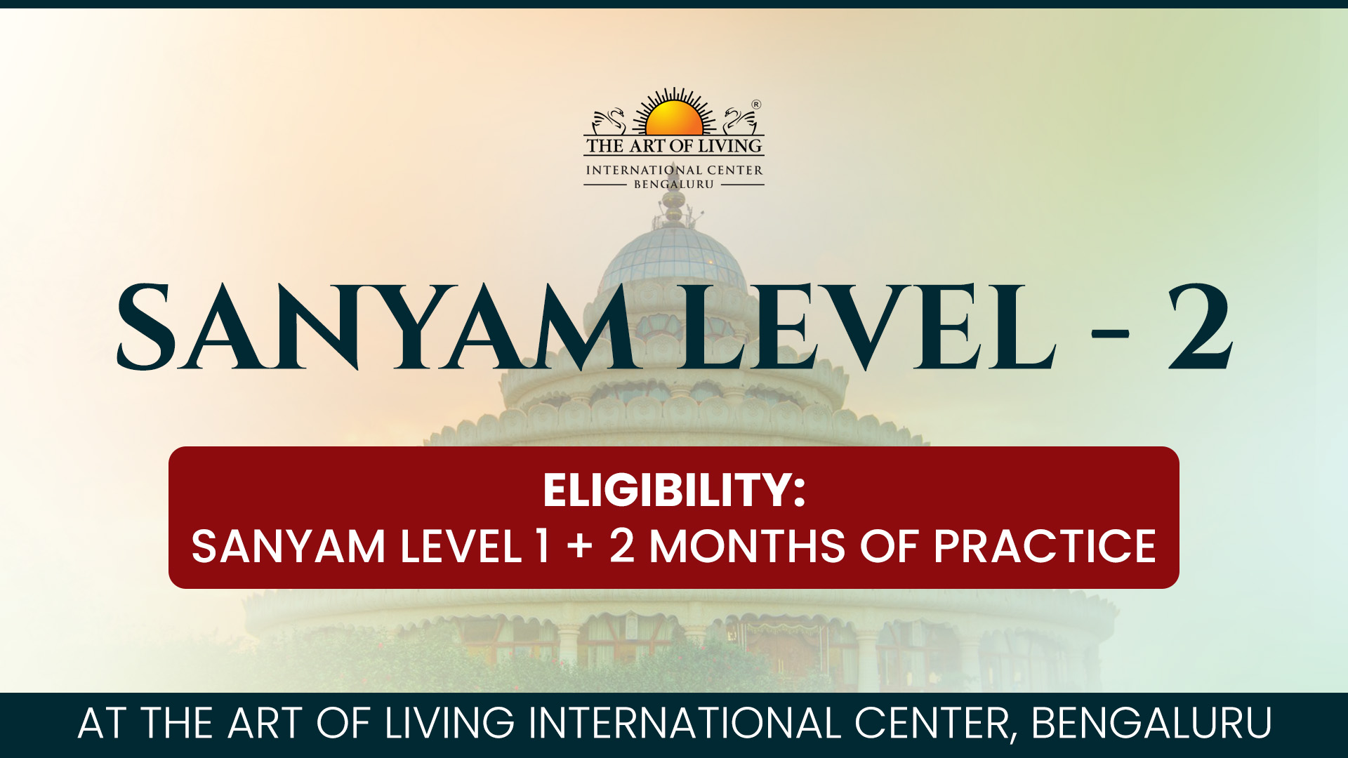 Sanyam Level 2 for Internationals (23 - 26 October, 2026)
